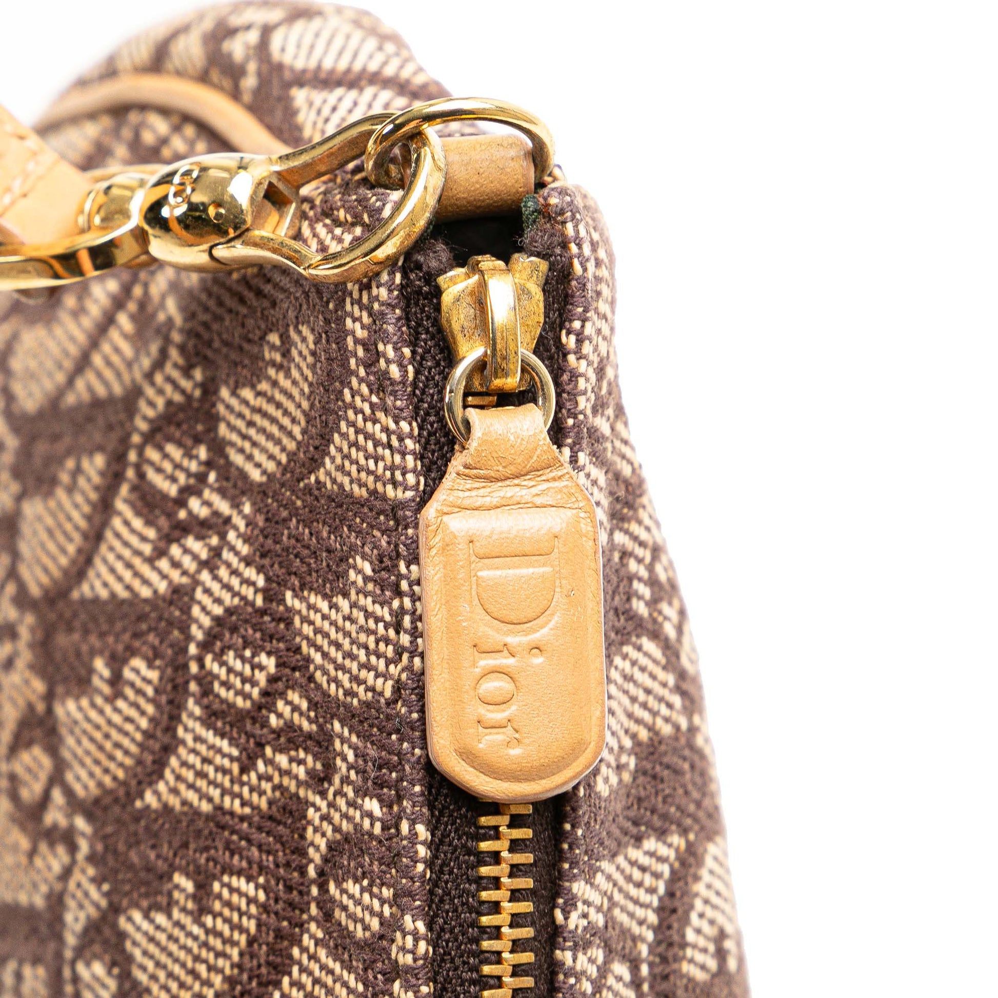 Dior Mini Diorissimo Canvas Saddle Pochette