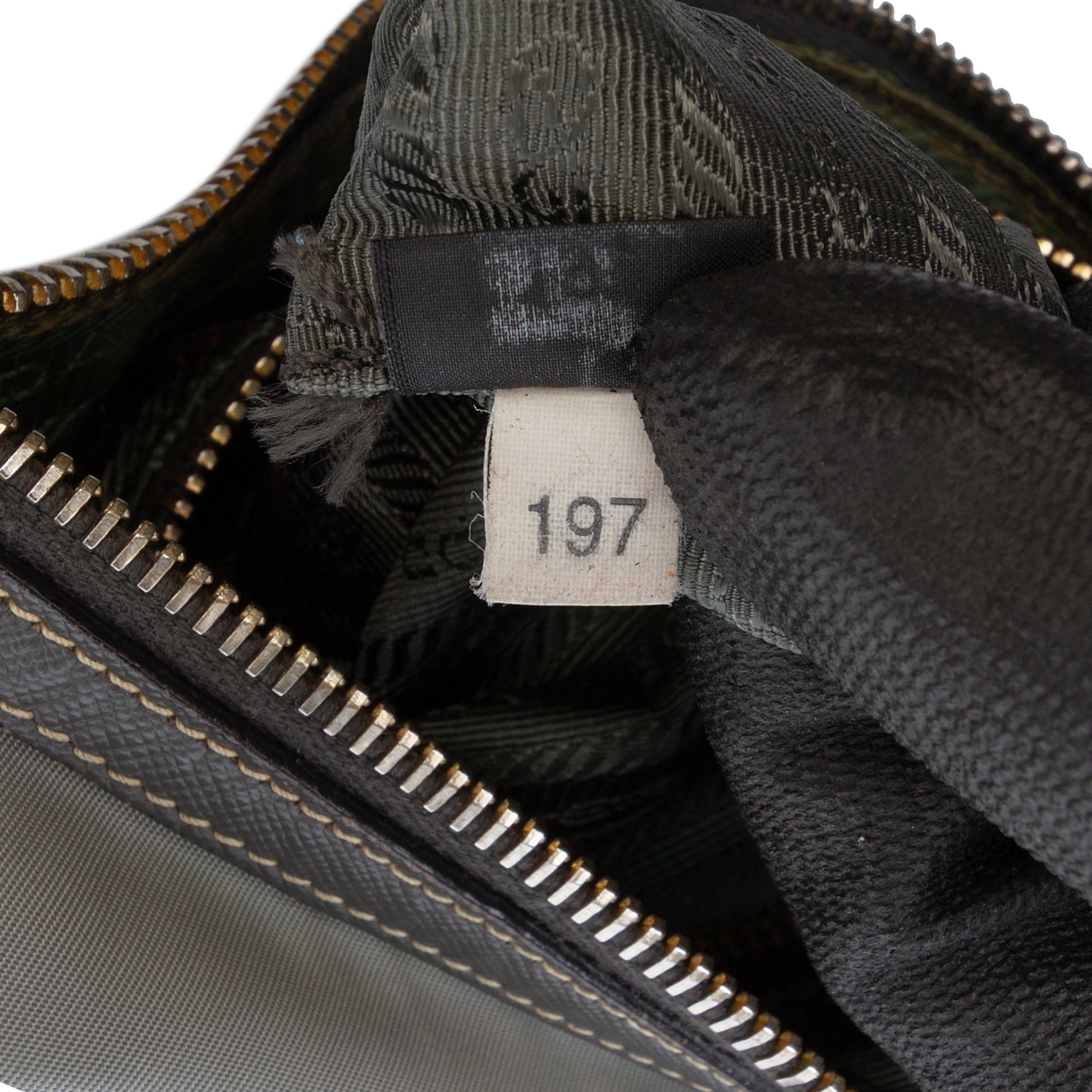 Prada Saffiano Trimmed Tessuto Crossbody