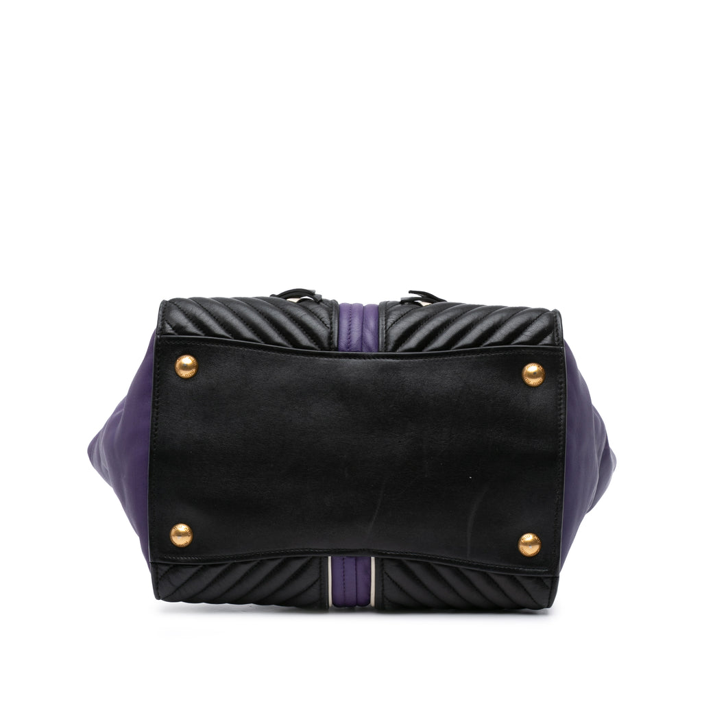 Miu Miu Small Nappa Biker Satchel