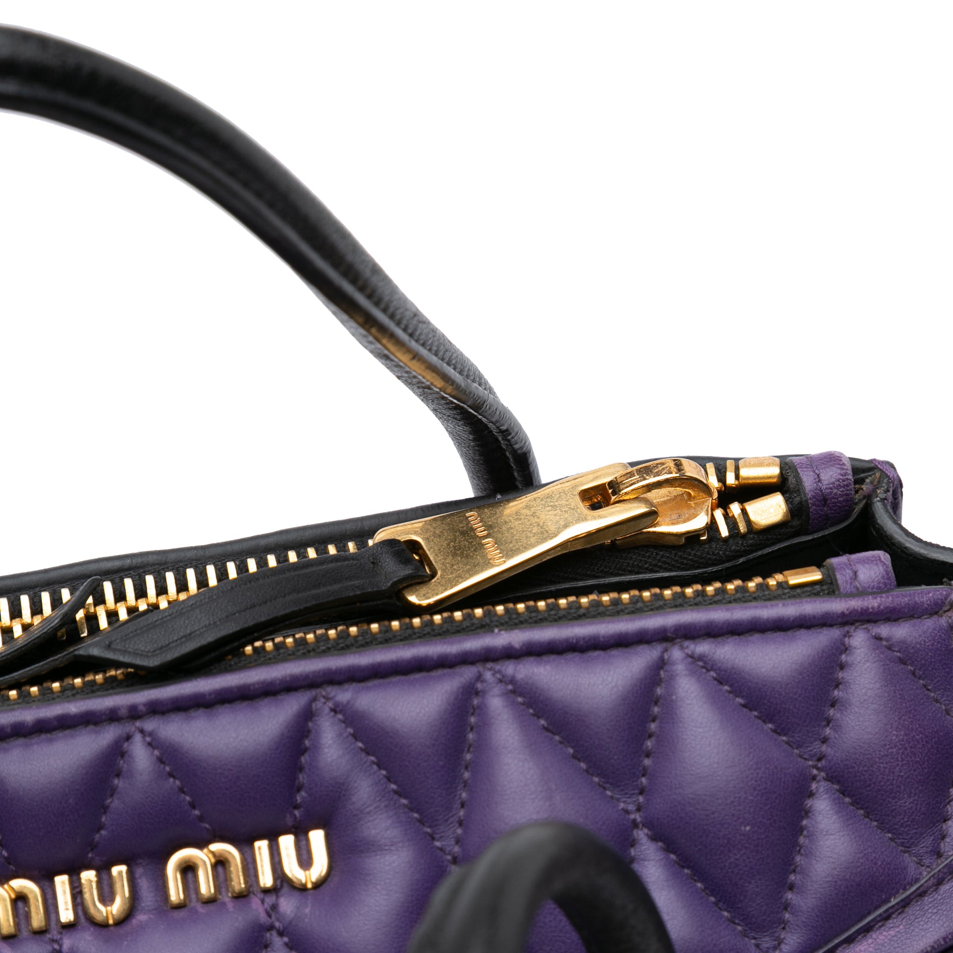 Miu Miu Small Nappa Biker Satchel