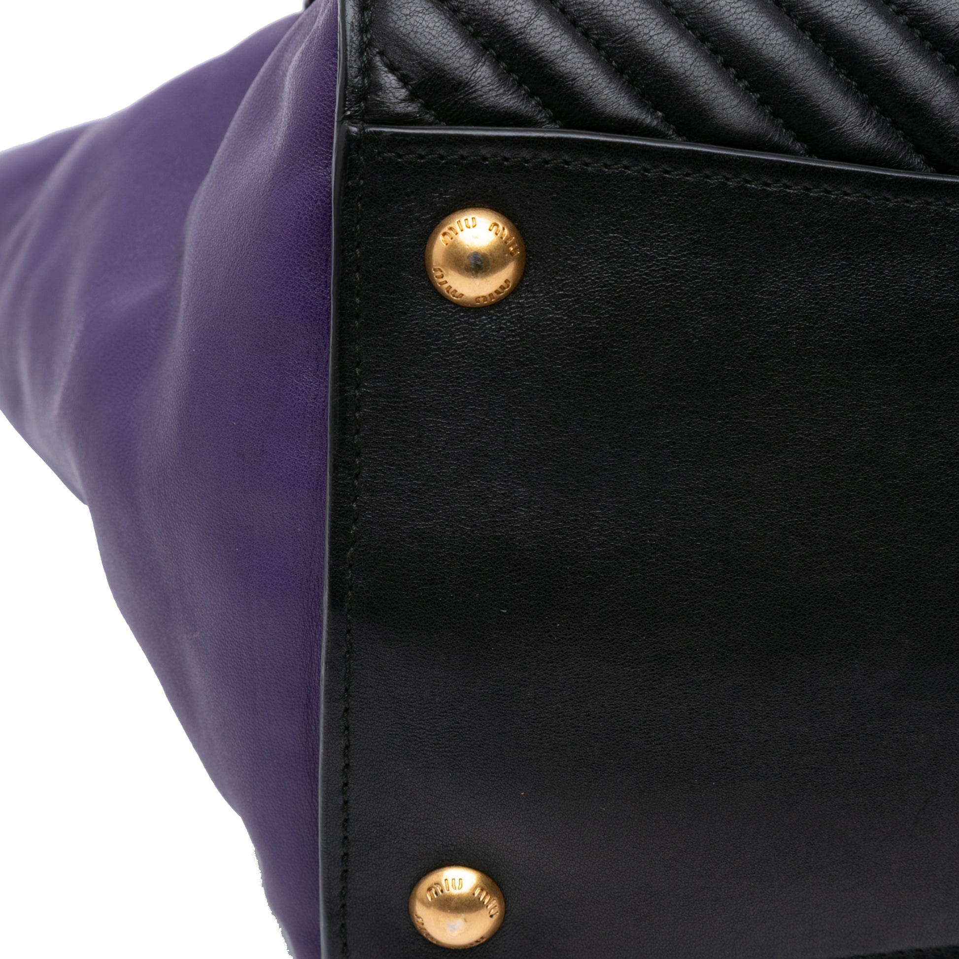 Miu Miu Small Nappa Biker Satchel
