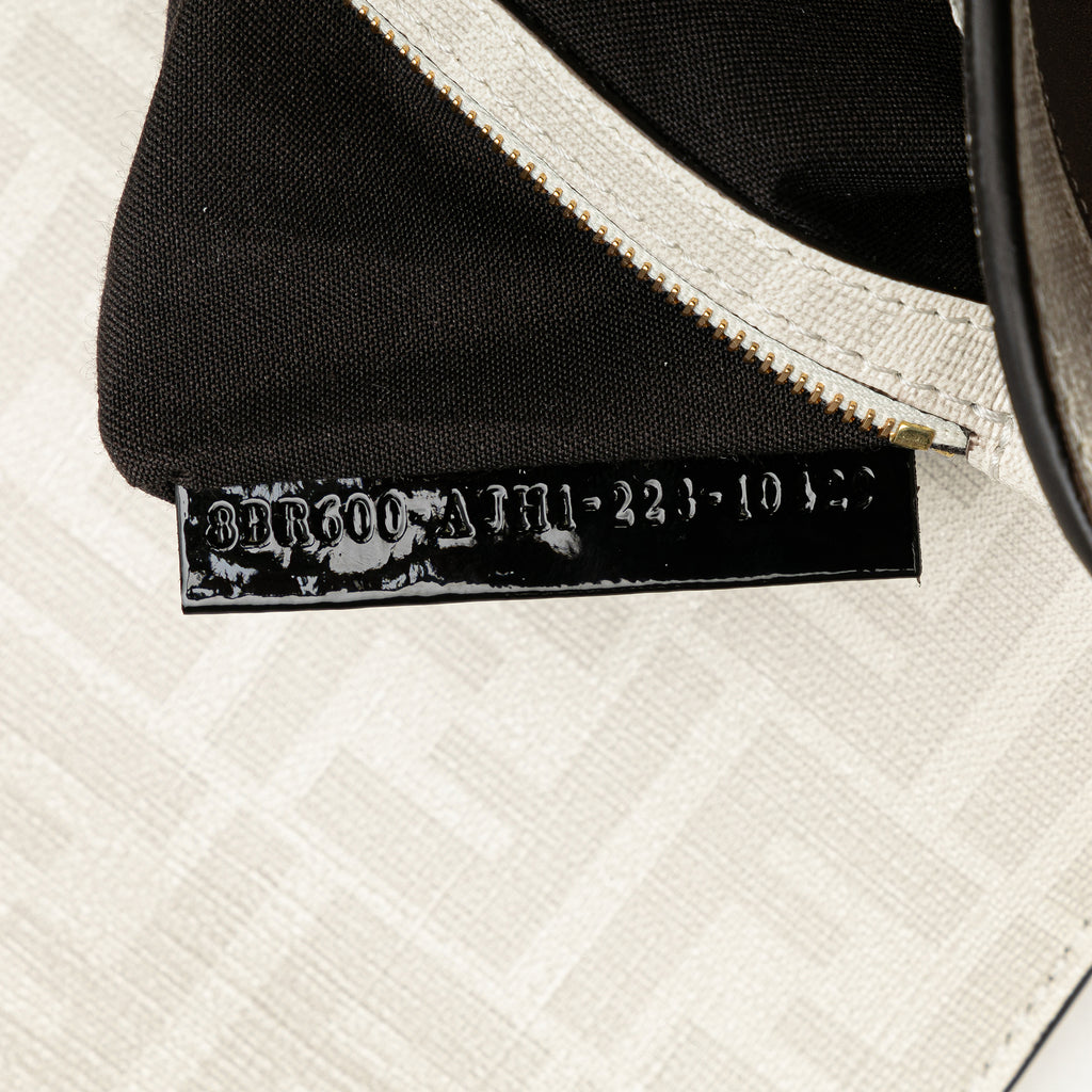 Fendi Zucca Graphic Print Coated Canvas Bikini Girls Baguette Satchel