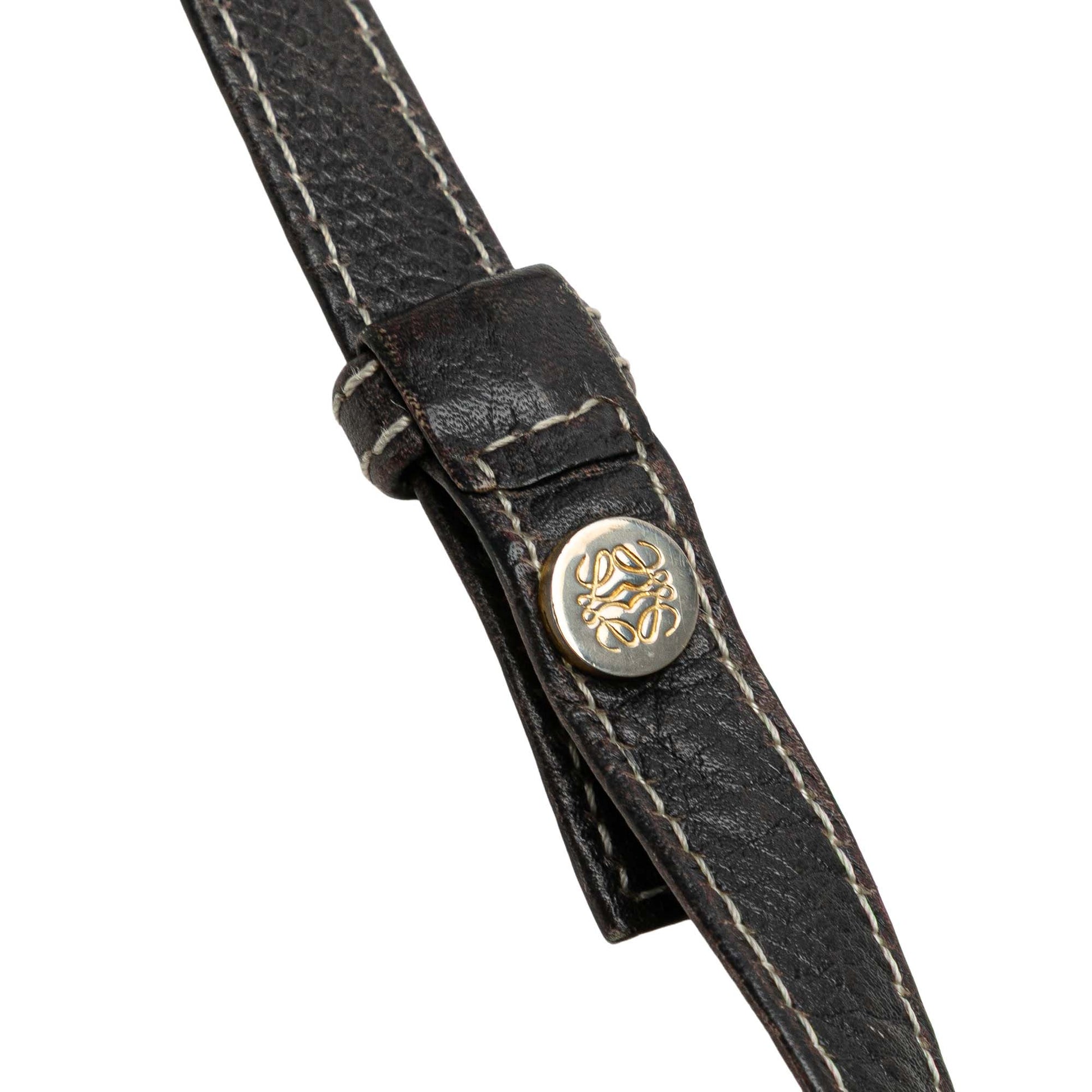 Loewe Leather Anagram Crossbody