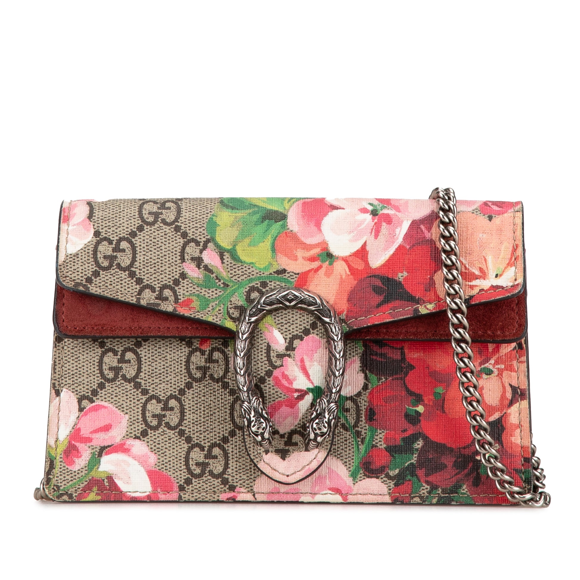 Gucci Super Mini GG Supreme Blooms Dionysus Crossbody