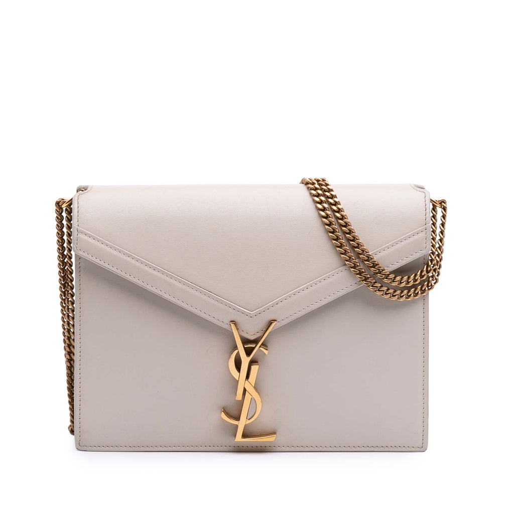 Saint Laurent Calfskin Monogram Cassandra Clasp Bag