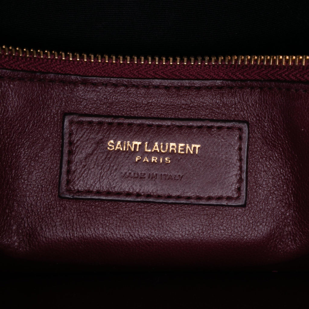 Saint Laurent Calfskin Monogram Cassandra Clasp Bag