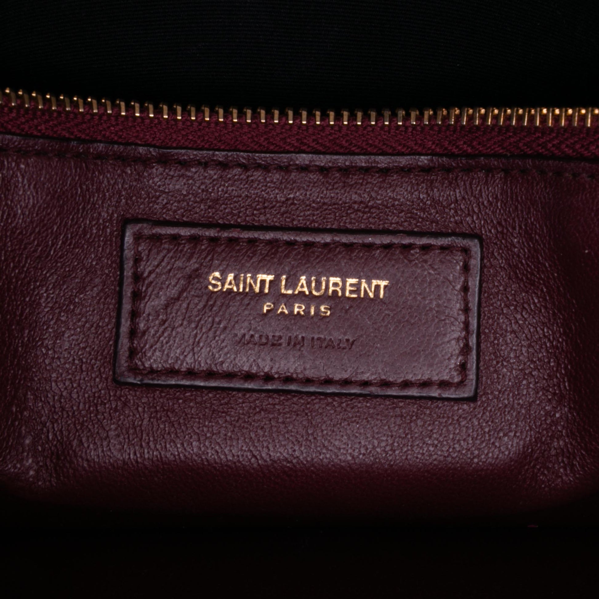 Saint Laurent Calfskin Monogram Cassandra Clasp Bag
