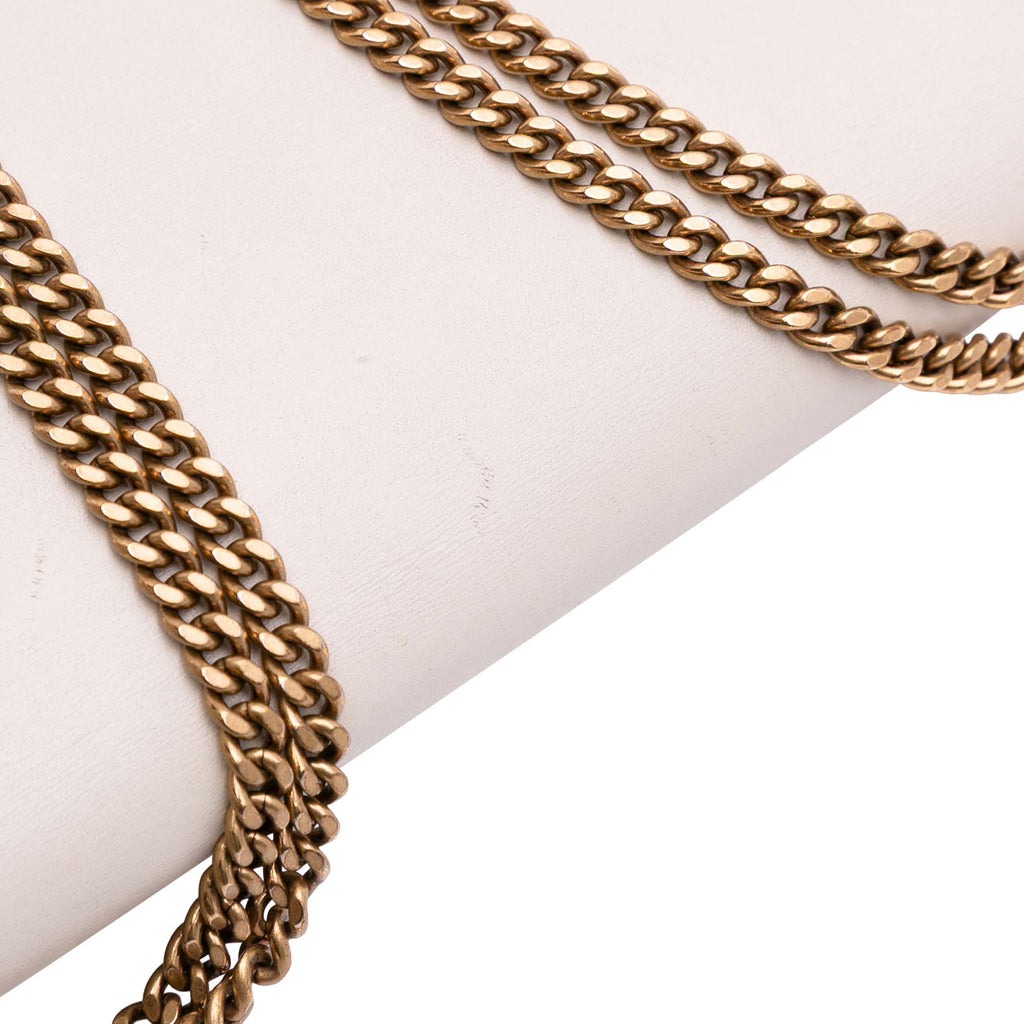 Saint Laurent Calfskin Monogram Cassandra Clasp Bag