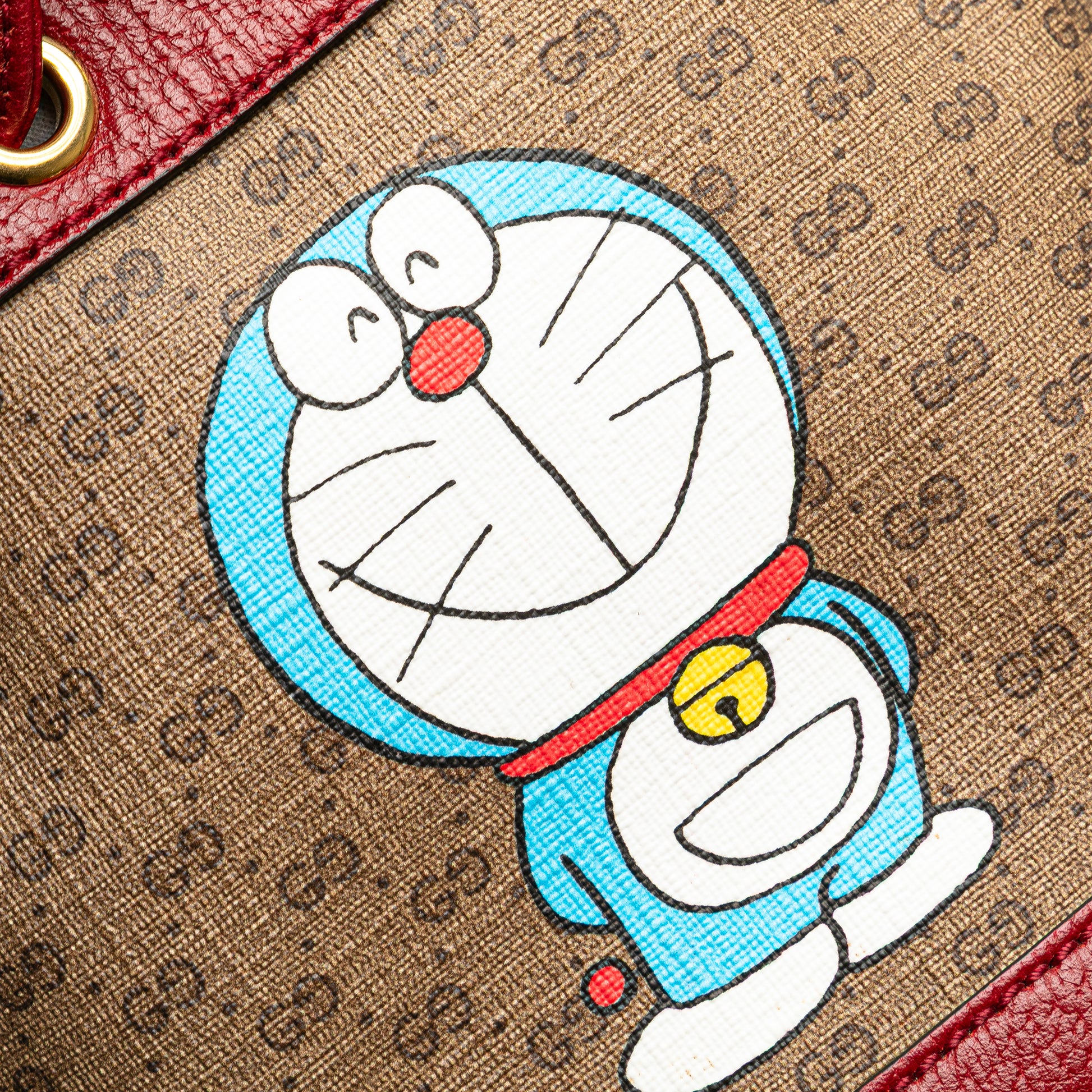 Gucci Micro GG Supreme Doraemon Bucket Bag