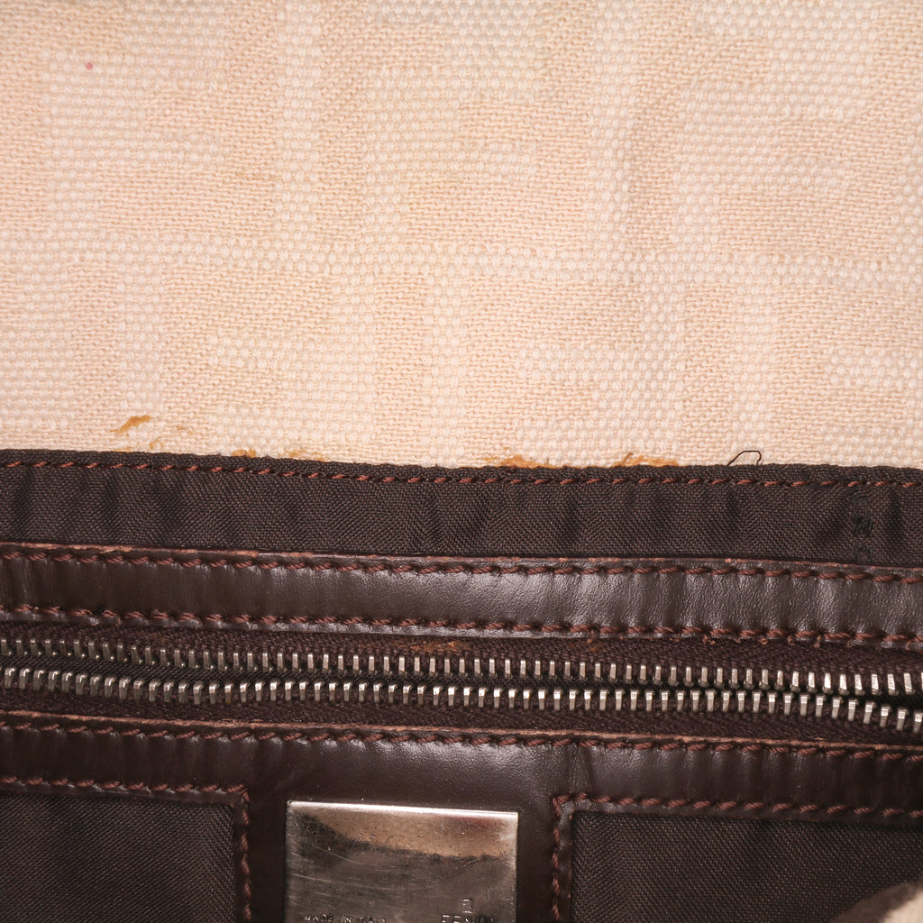 Fendi Zucca Canvas Baguette