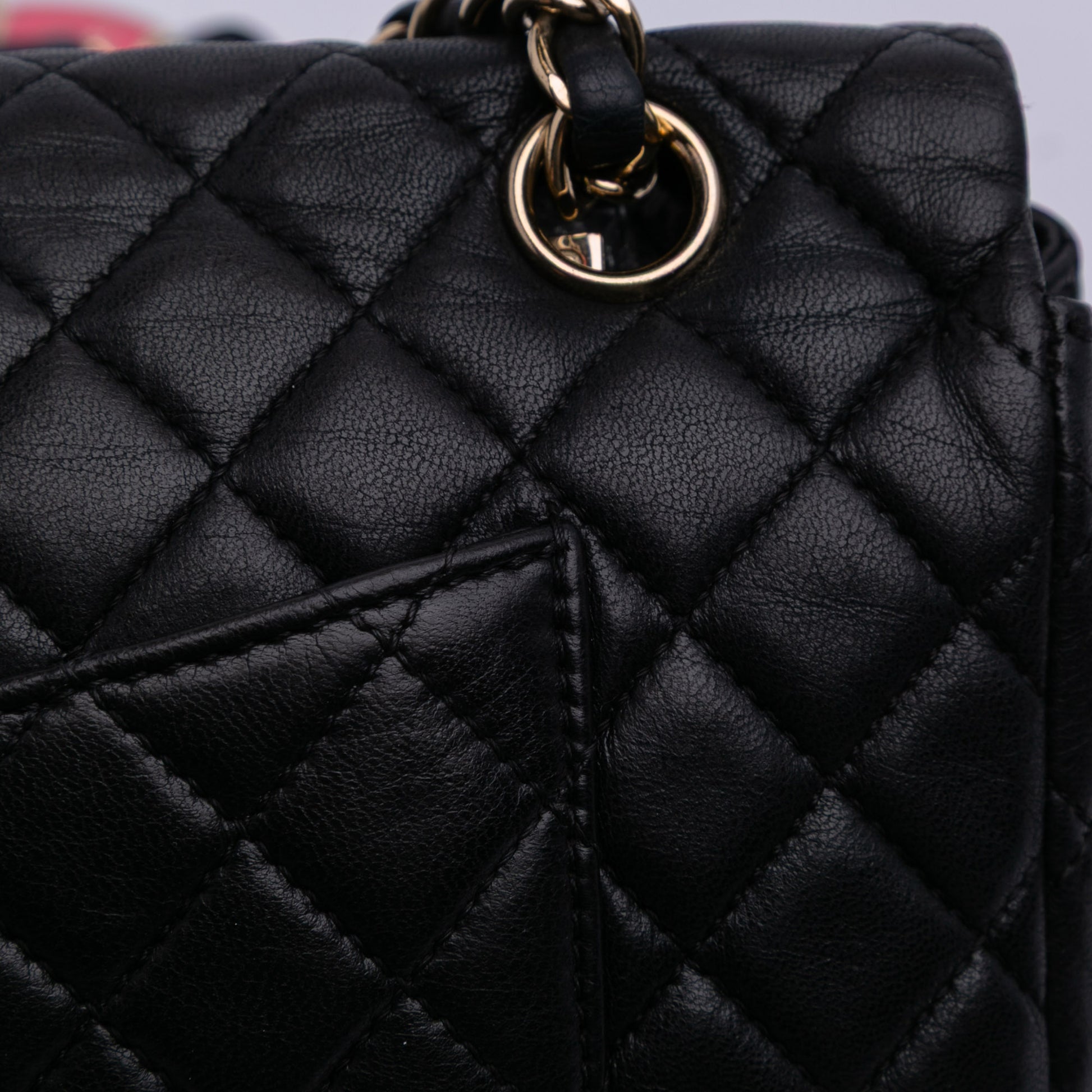 Chanel Medium Classic Lambskin Valentines Heart Charms Single Flap