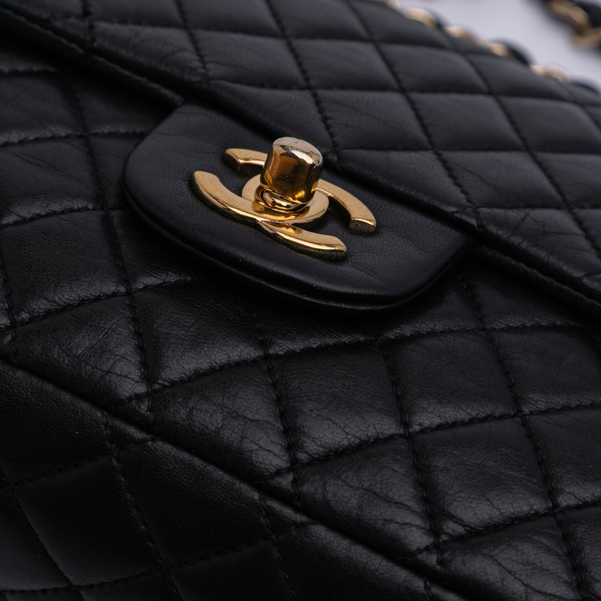 Chanel Medium Classic Lambskin Valentines Heart Charms Single Flap