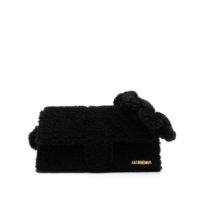 Jacquemus Shearling Le Bambidou Shoulder Ba