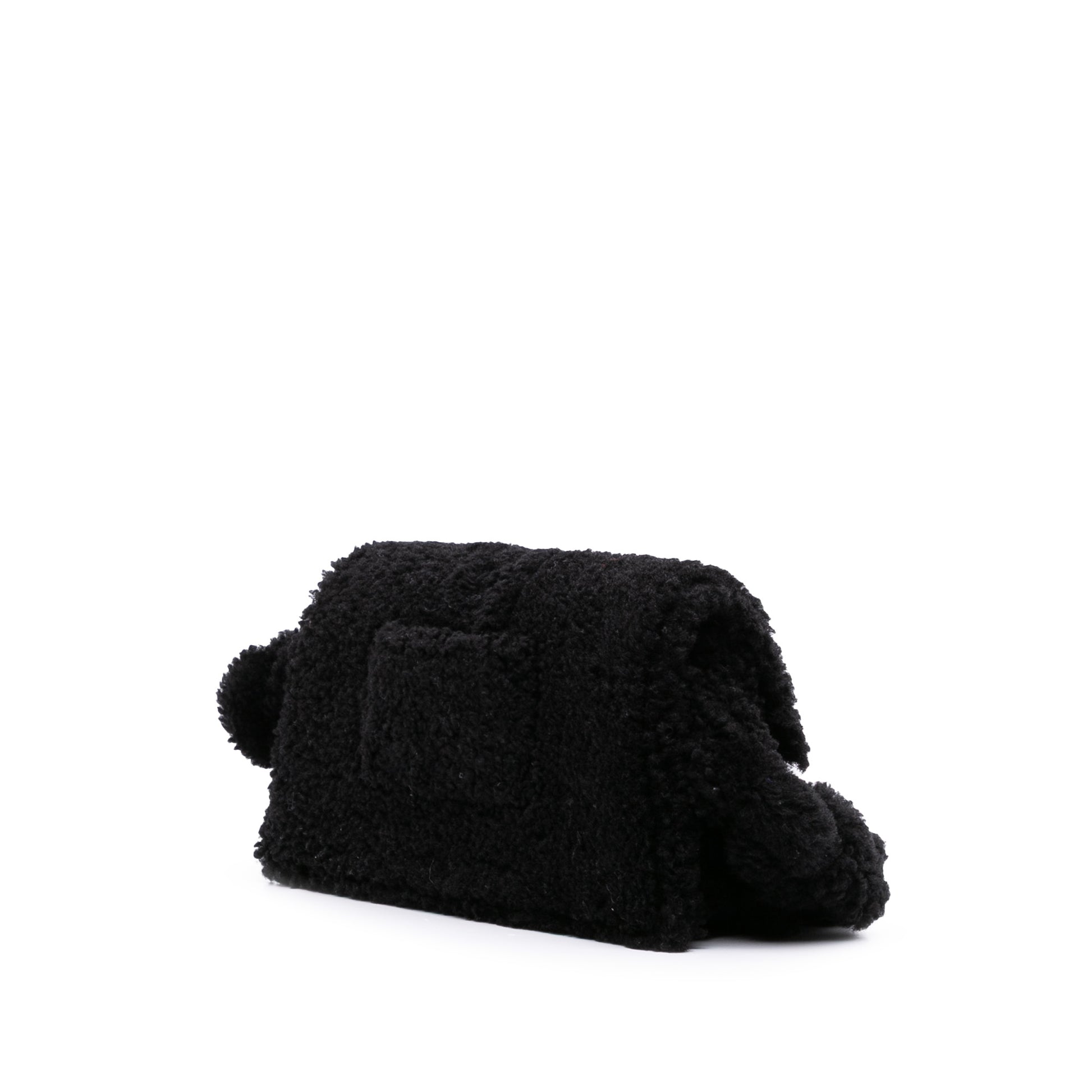 Jacquemus Shearling Le Bambidou Shoulder Ba