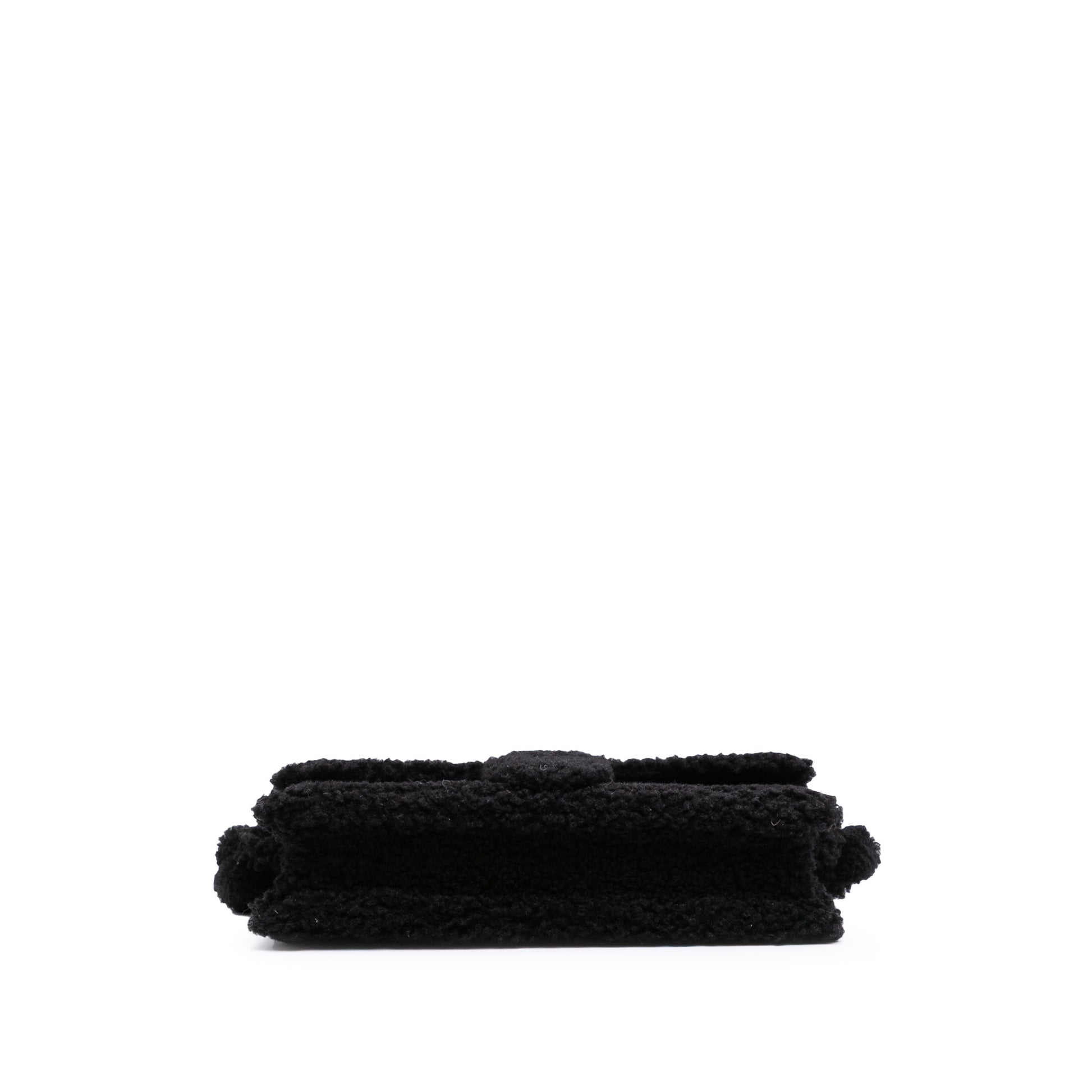 Jacquemus Shearling Le Bambidou Shoulder Ba