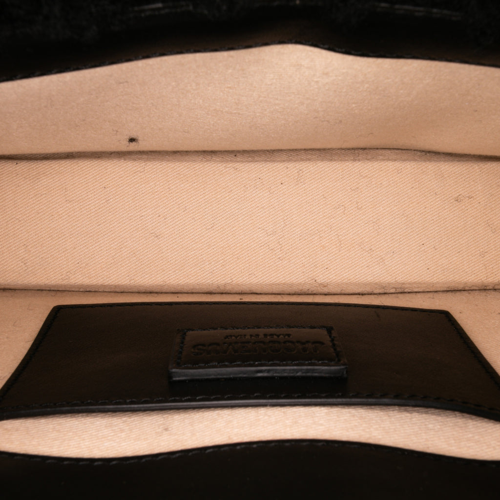 Jacquemus Shearling Le Bambidou Shoulder Ba