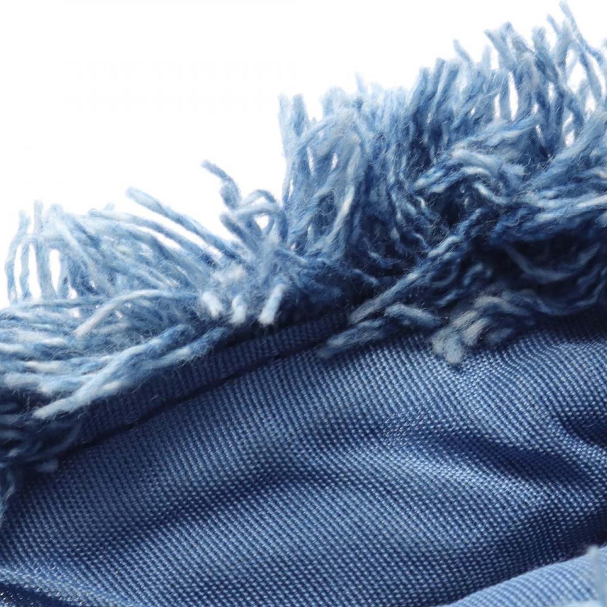 Chanel Mini Quilted Denim Mood Bucket with Chain