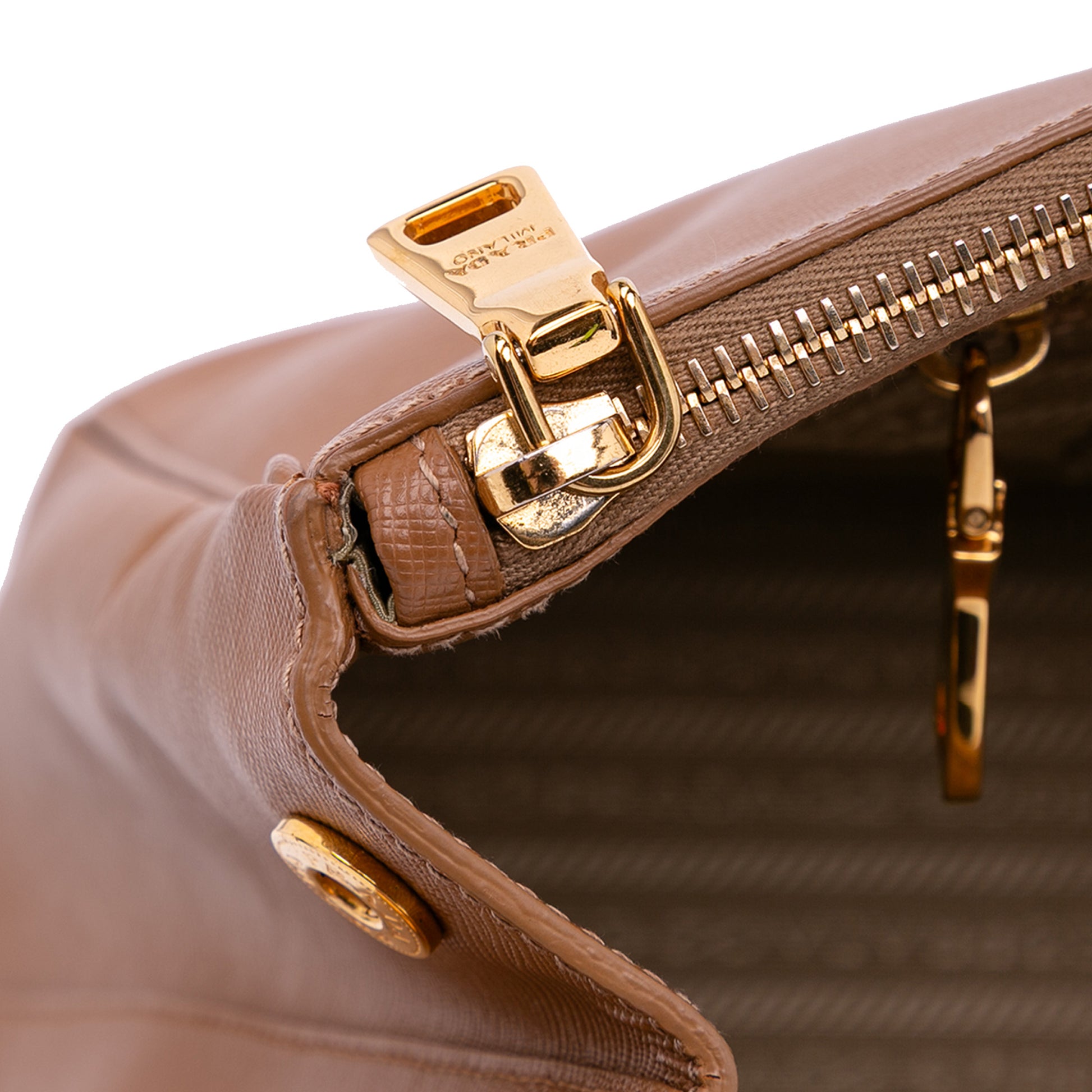 Prada Large Saffiano Lux Galleria Double Zip Satchel