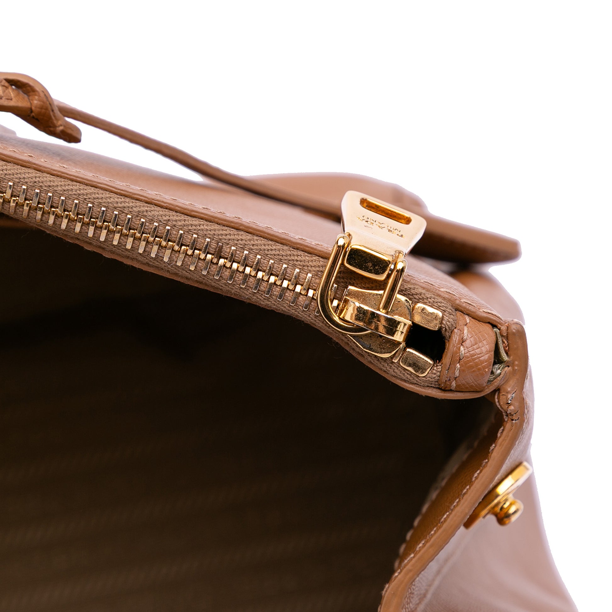 Prada Large Saffiano Lux Galleria Double Zip Satchel