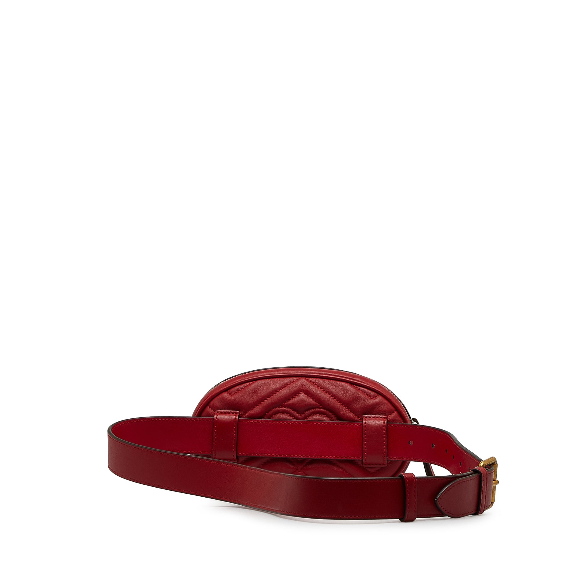 Gucci GG Marmont Matelasse Leather Belt Bag