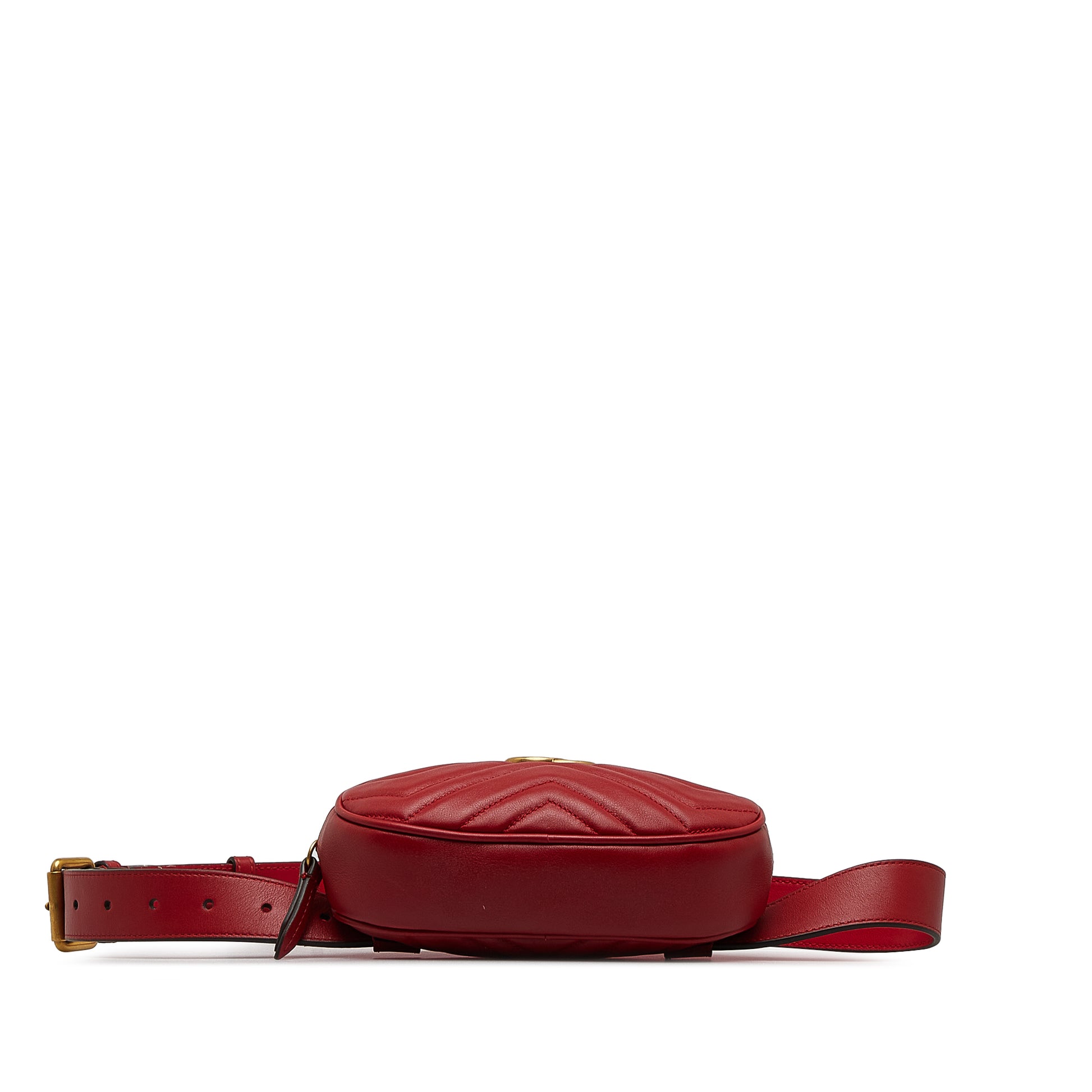Gucci GG Marmont Matelasse Leather Belt Bag