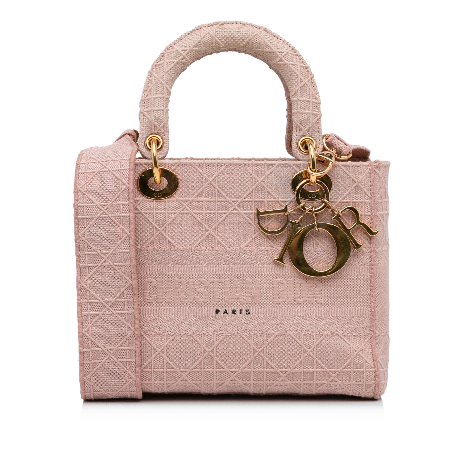 Dior Medium Canvas Cannage Lady D Lite