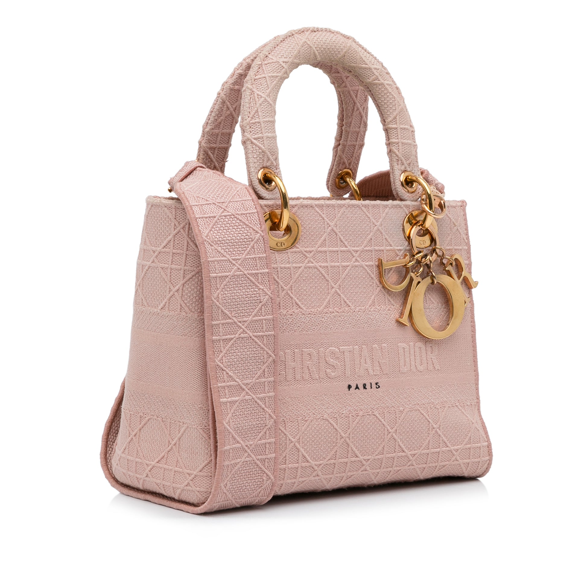 Dior Medium Canvas Cannage Lady D Lite