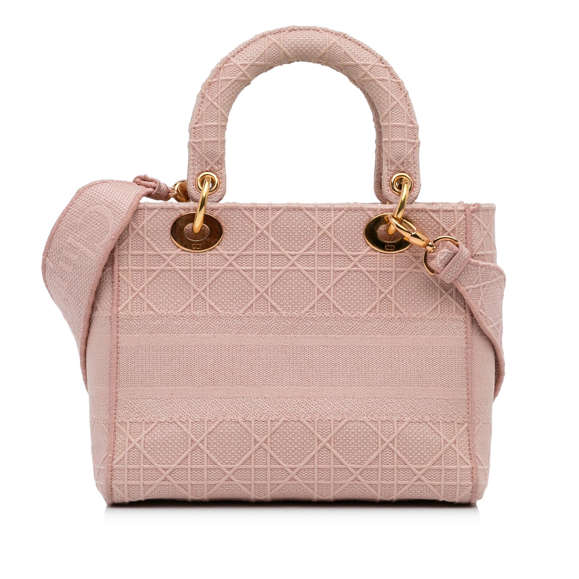 Dior Medium Canvas Cannage Lady D Lite