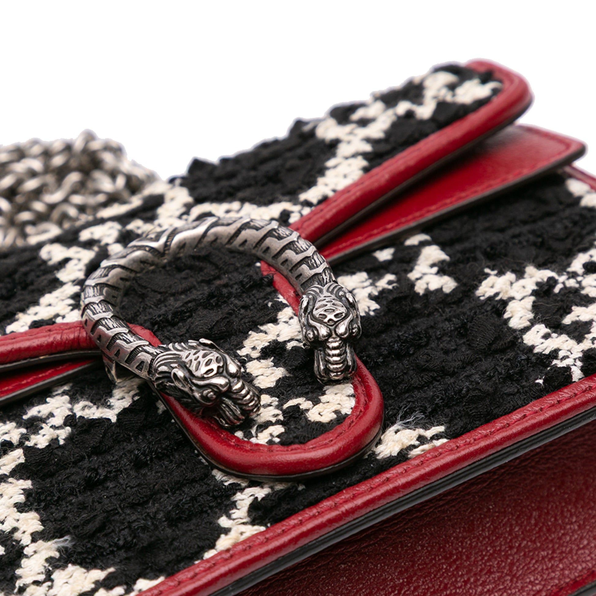 Gucci Super Mini GG Tweed Dionysus Crossbody