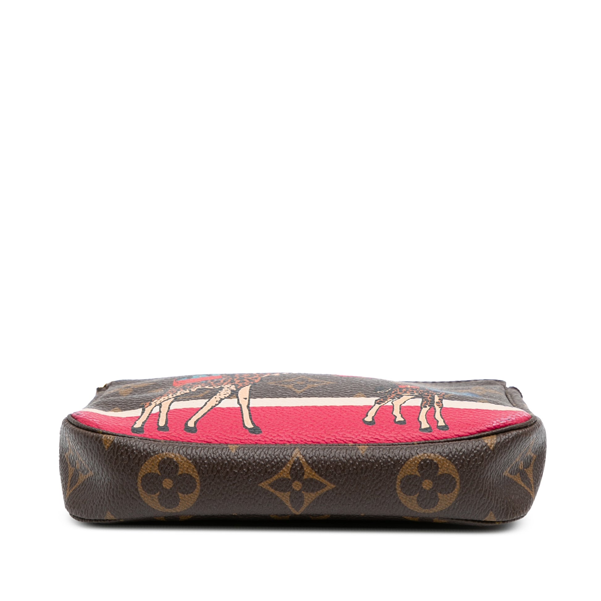 Louis Vuitton Monogram Giraffe Christmas Mini Pochette Accessoires