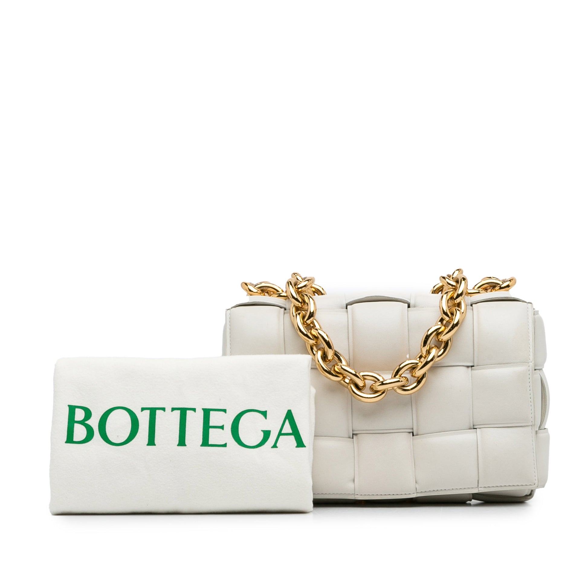 Bottega Veneta Nappa Intrecciato Padded Chain Cassette Satchel