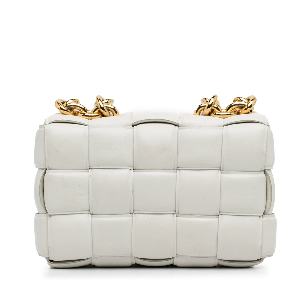 Bottega Veneta Nappa Intrecciato Padded Chain Cassette Satchel