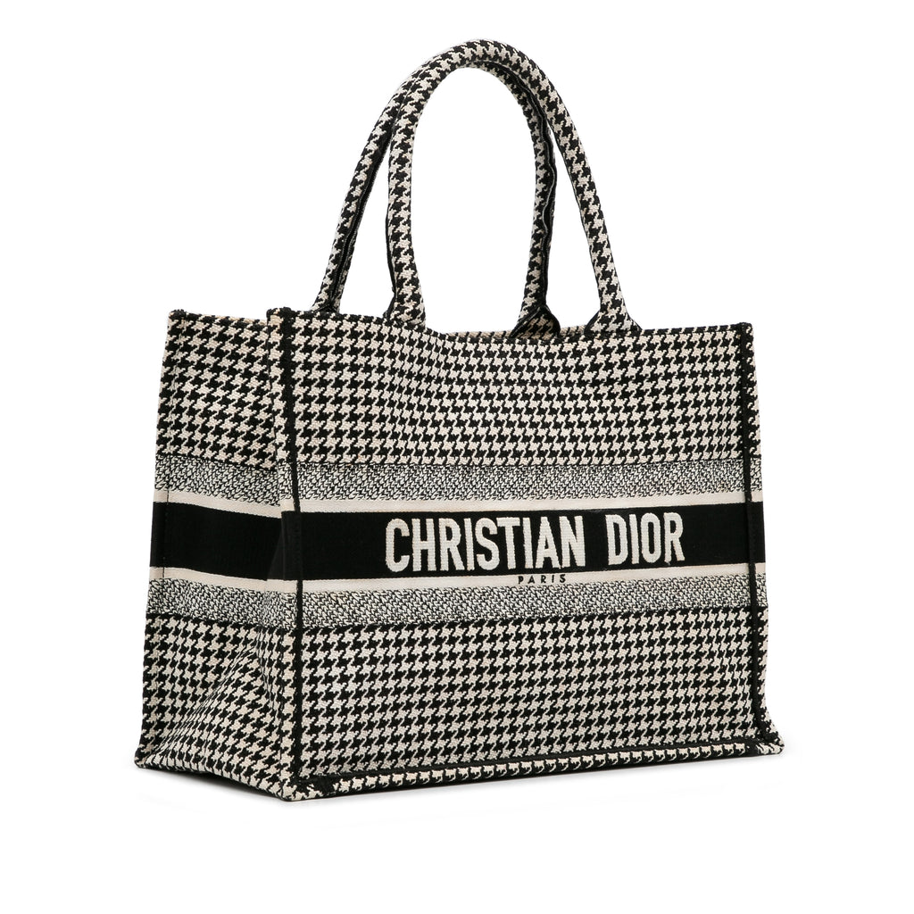 Dior Medium Houndstooth Book Tote