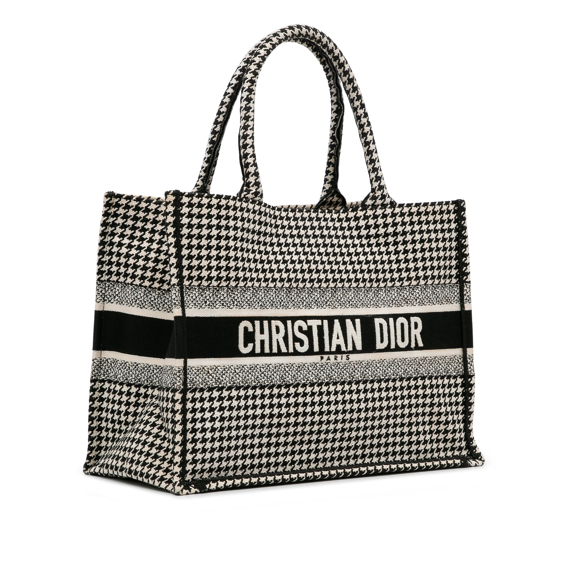 Dior Medium Houndstooth Book Tote