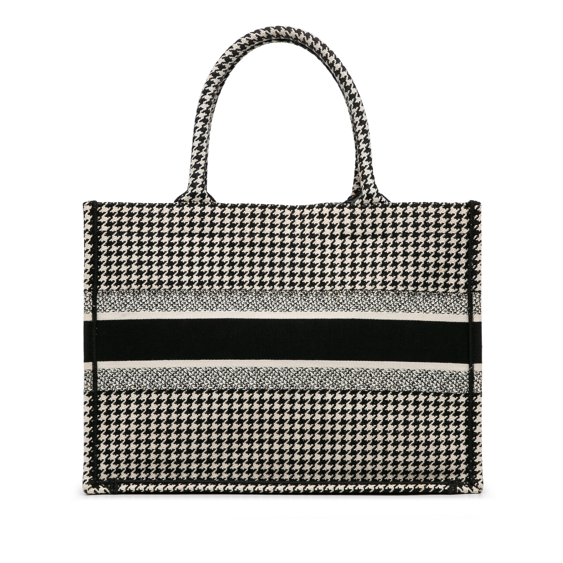 Dior Medium Houndstooth Book Tote