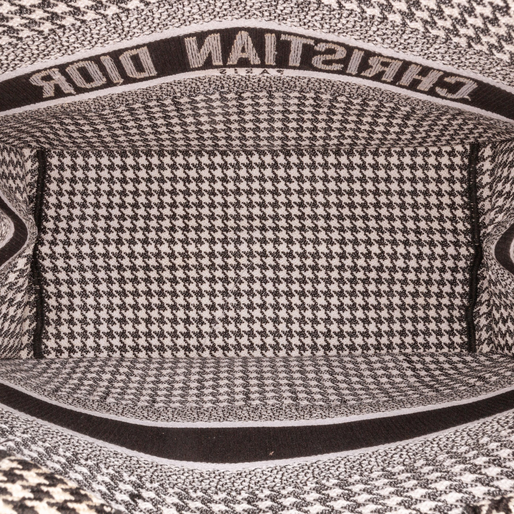 Dior Medium Houndstooth Book Tote