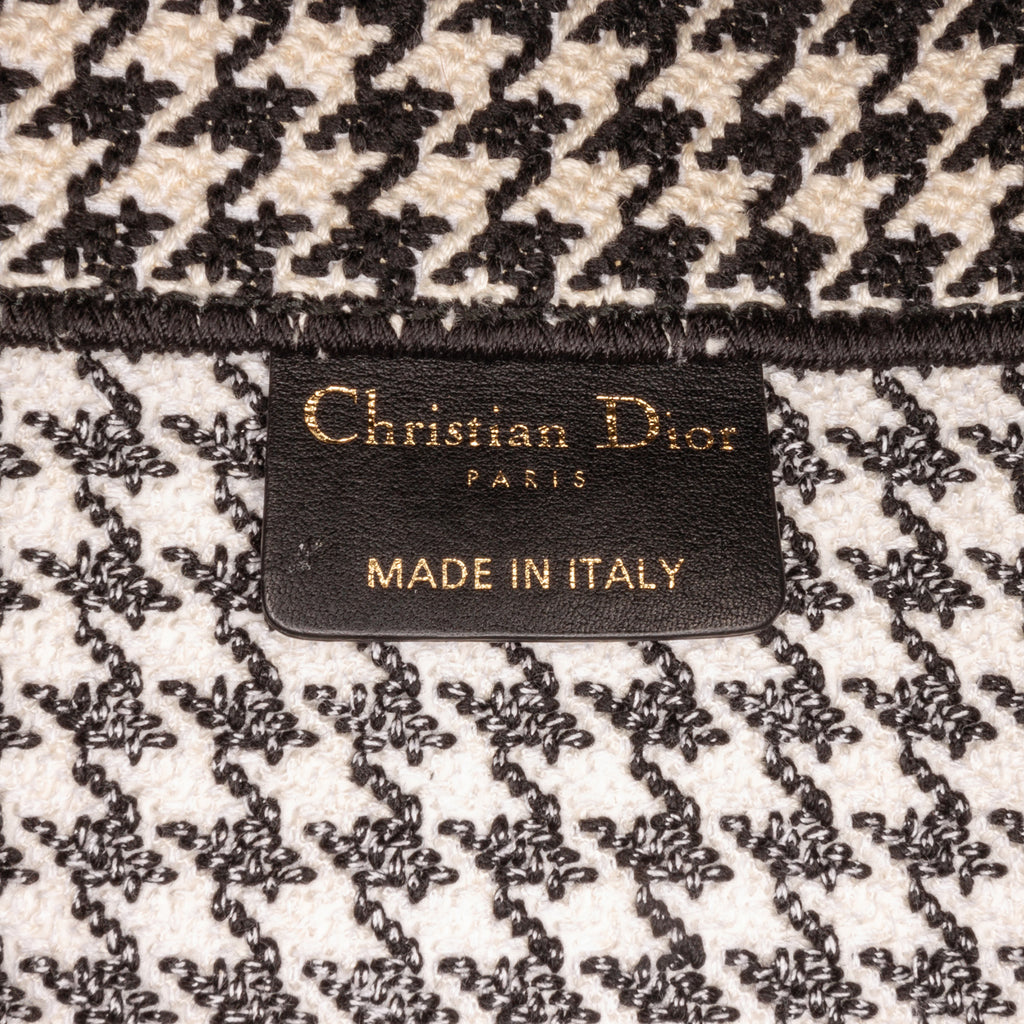 Dior Medium Houndstooth Book Tote