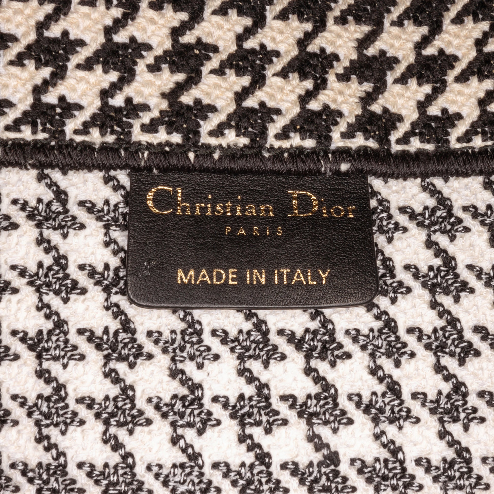 Dior Medium Houndstooth Book Tote