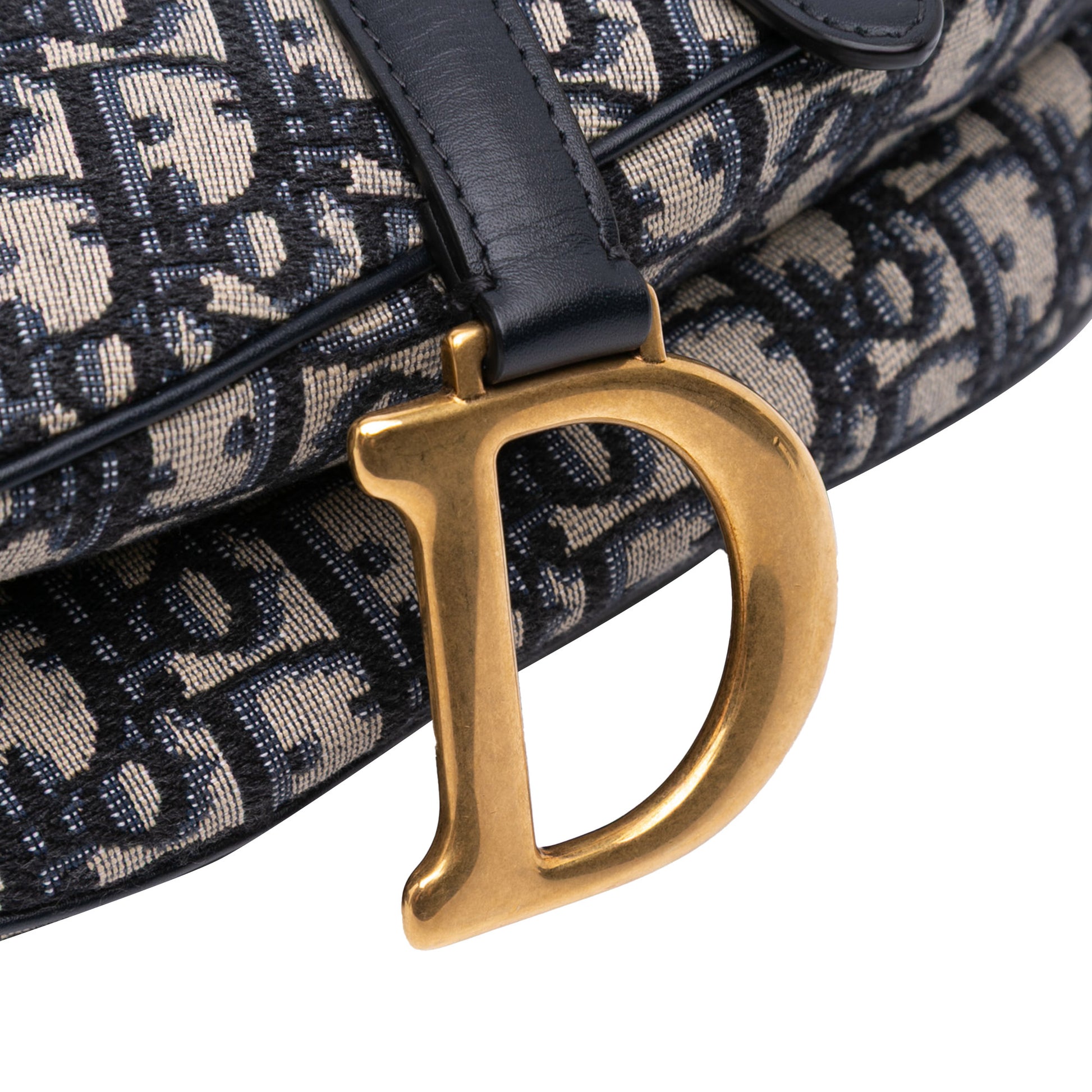 Dior Oblique Canvas Saddle Bag