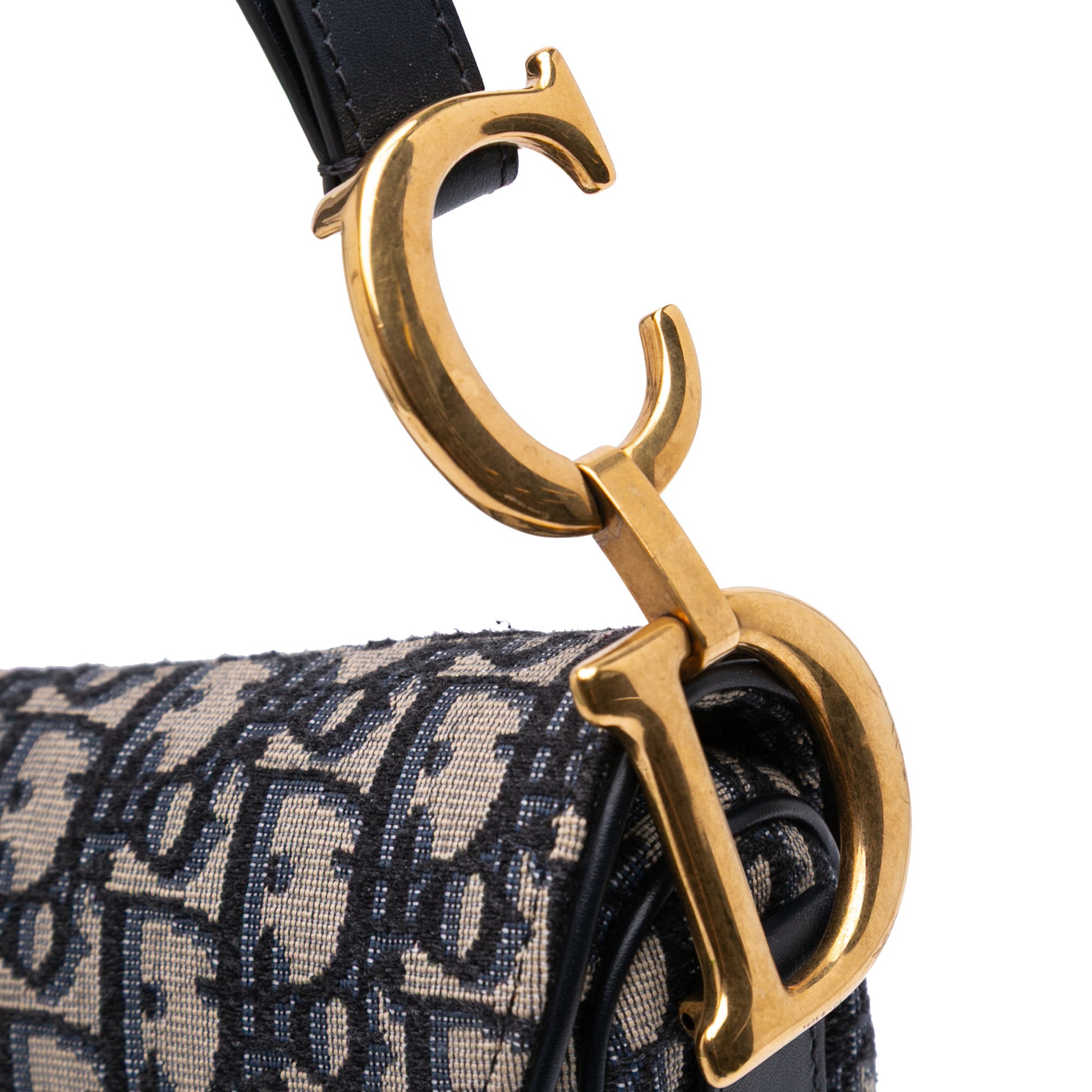 Dior Oblique Canvas Saddle Bag