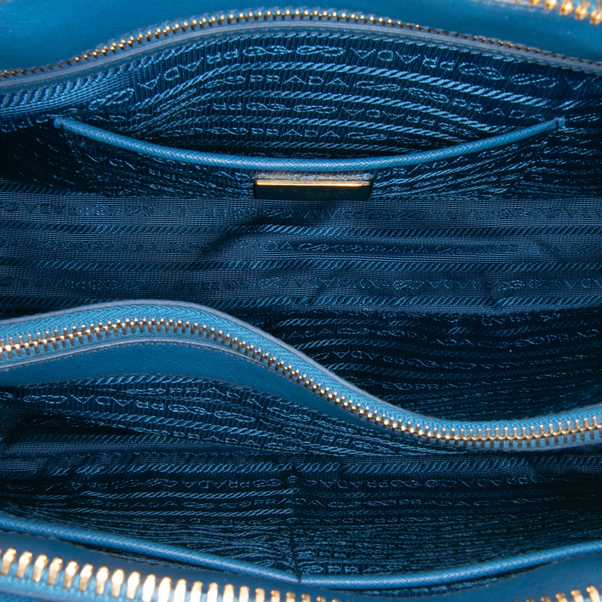 Prada Large Saffiano Lux Promenade Satchel
