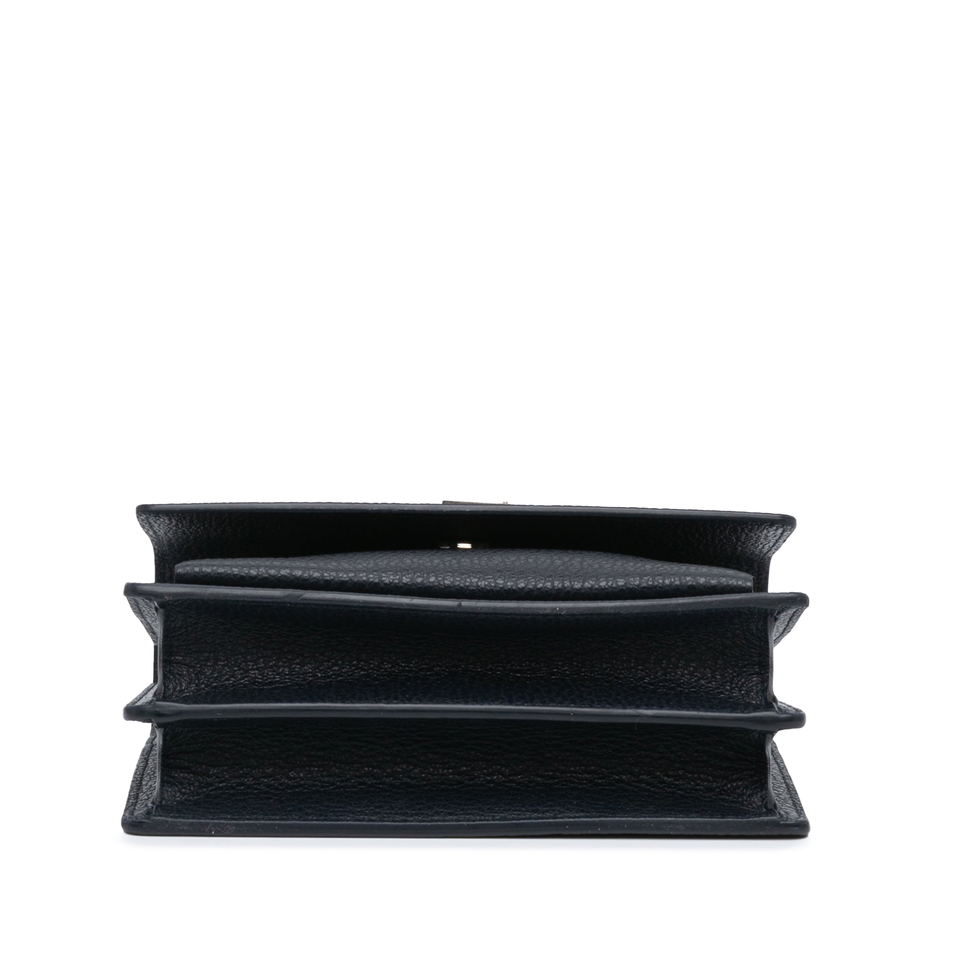 Saint Laurent Medium Grained Calfskin Monogram Sunset Crossbody