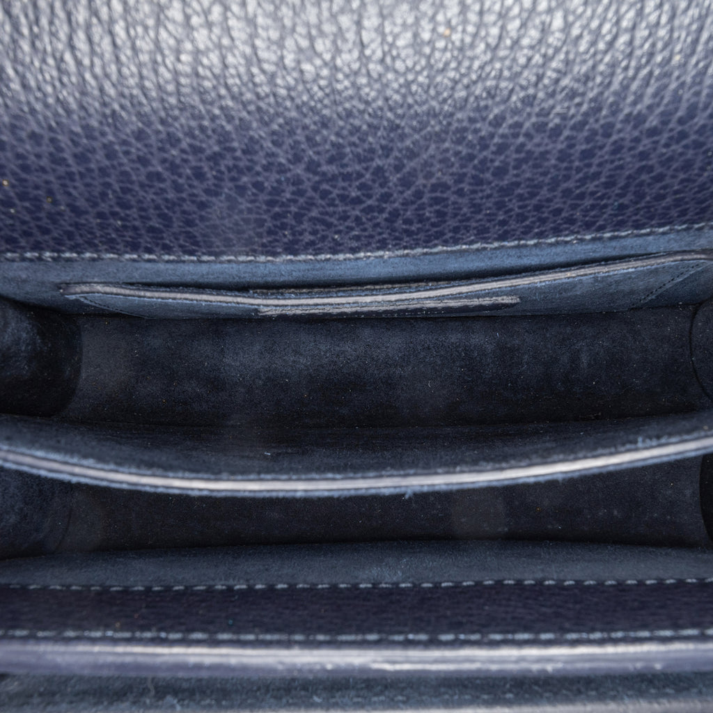 Saint Laurent Medium Grained Calfskin Monogram Sunset Crossbody