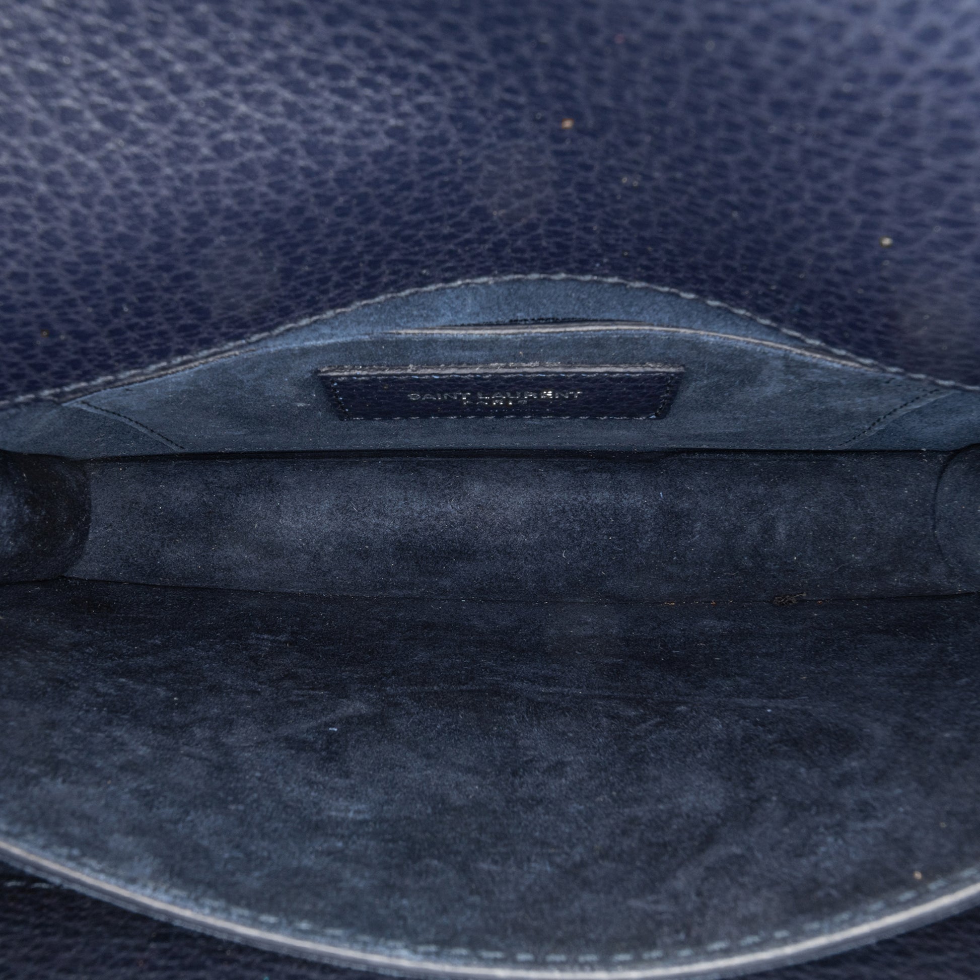 Saint Laurent Medium Grained Calfskin Monogram Sunset Crossbody