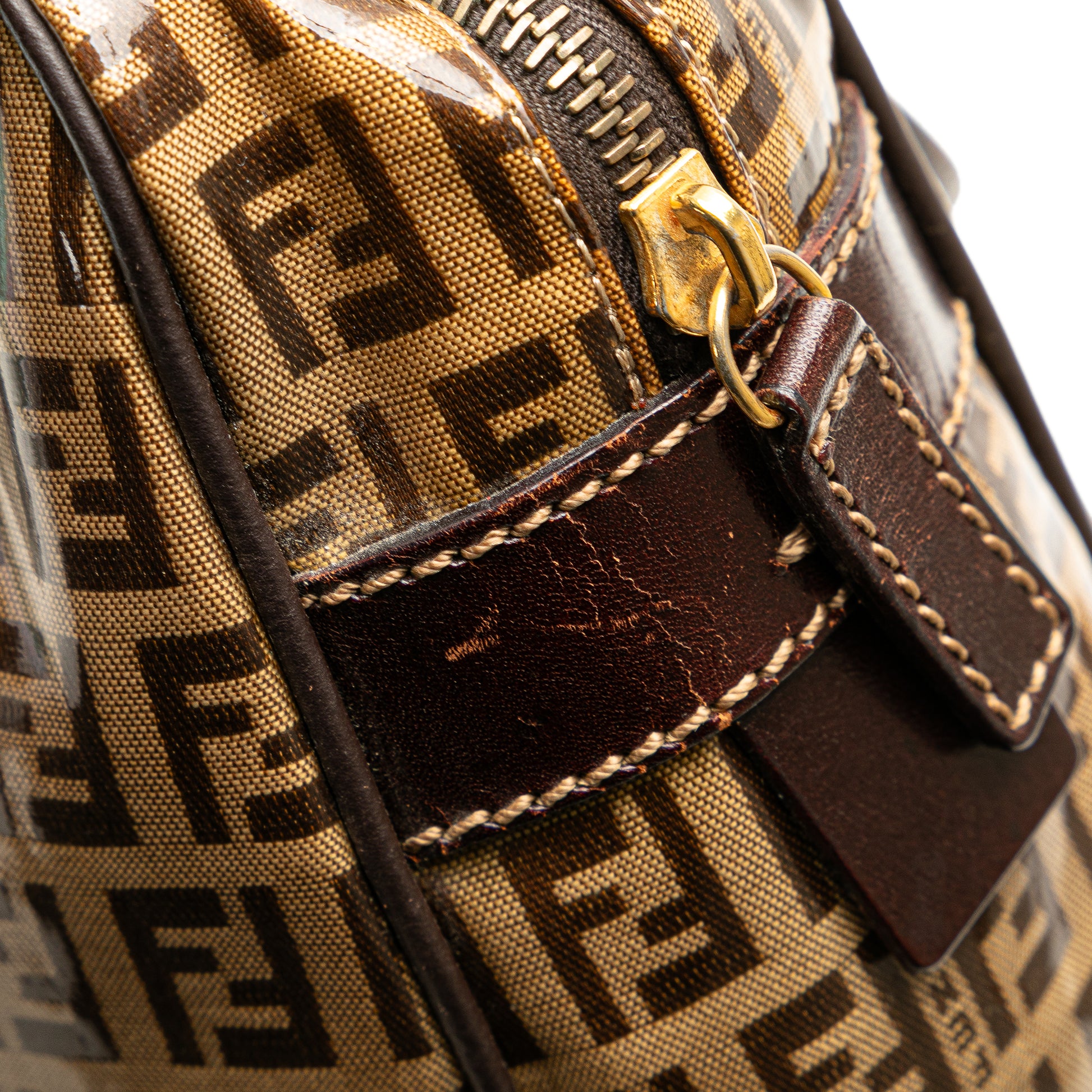Fendi Zucchino Crystal Handbag