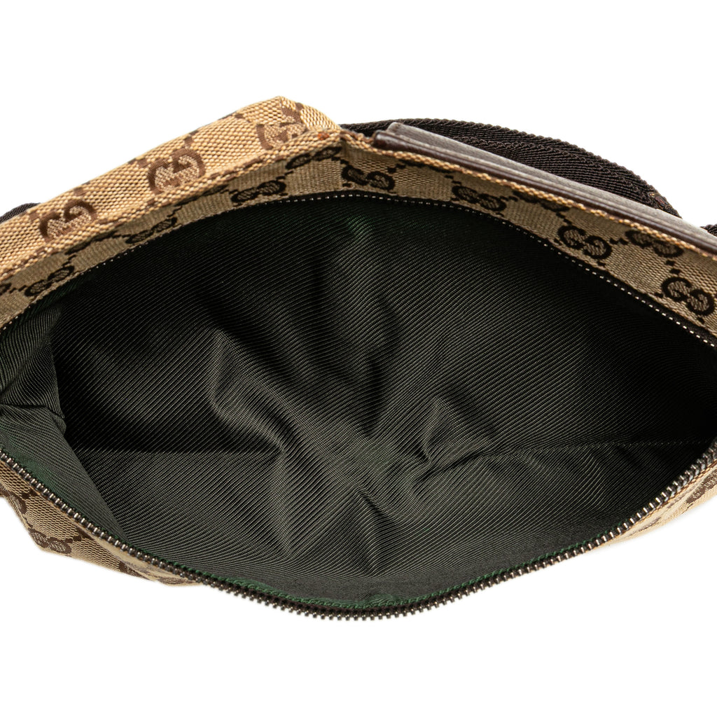 Gucci GG Canvas Double Pocket Belt Bag