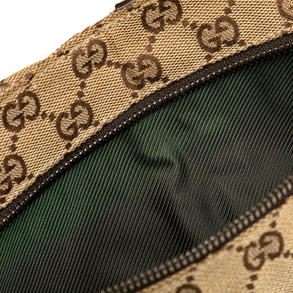 Gucci GG Canvas Double Pocket Belt Bag