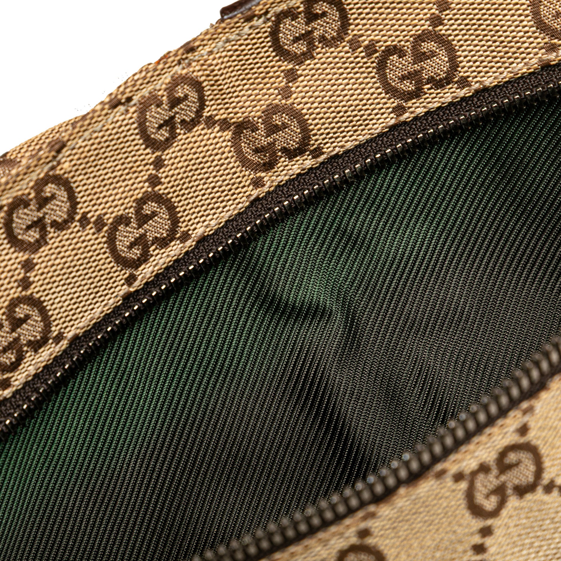 Gucci GG Canvas Double Pocket Belt Bag