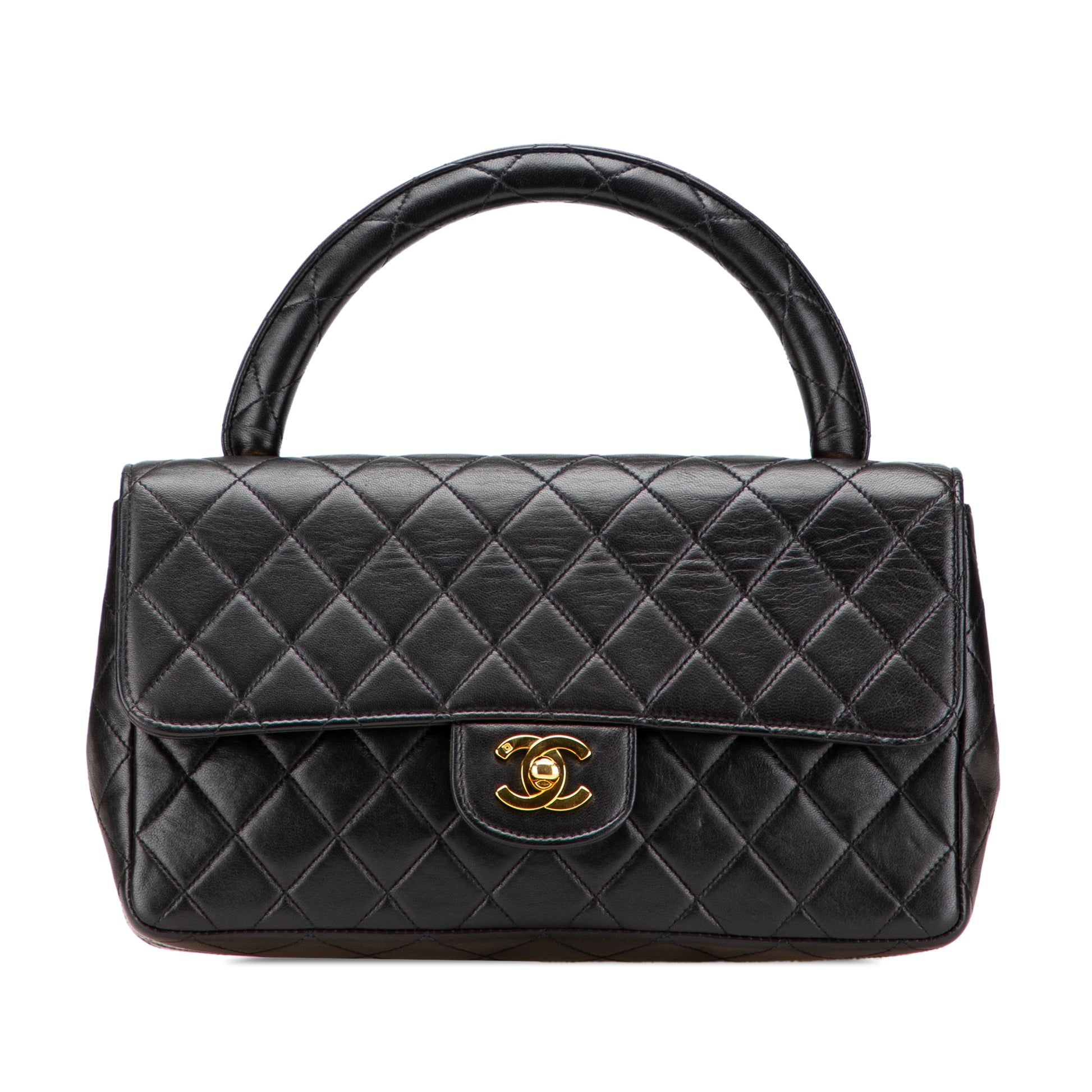 Chanel Medium Lambskin Parent Kelly Flap