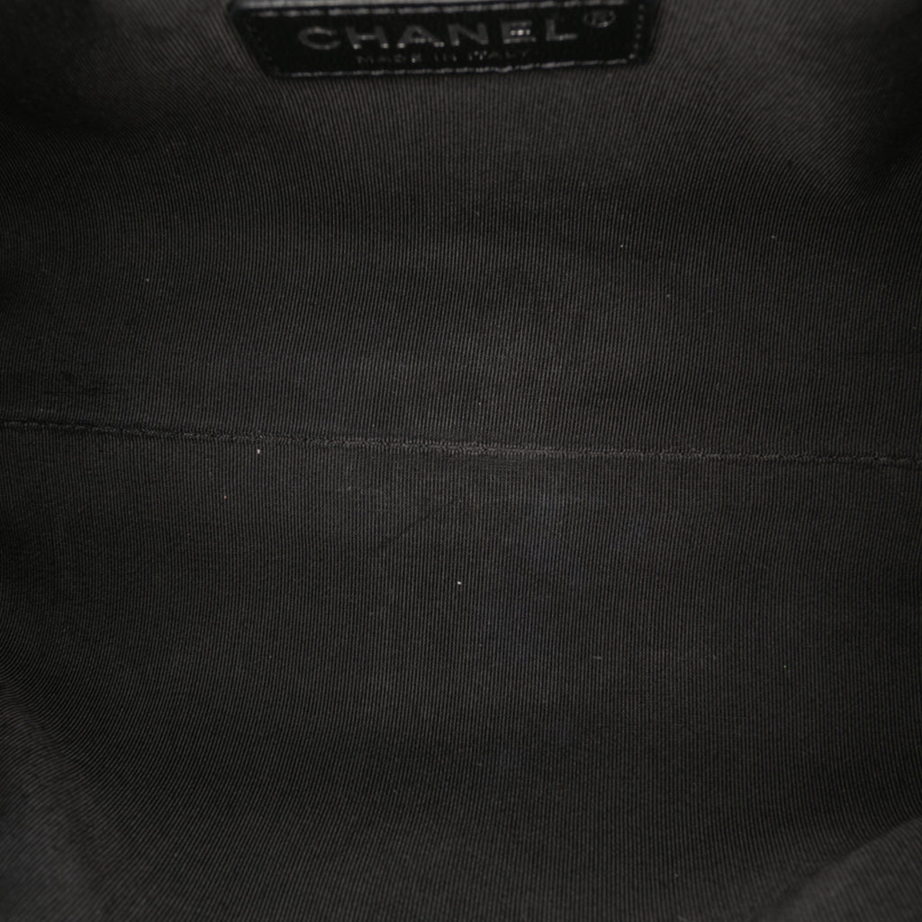 Chanel Calfskin Signature Chain 20s Bowling Bag
